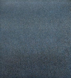 Peinture à l'huile contemporaine conceptuelle et minimaliste bleu ultramarine des mers du Nord