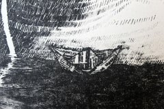 Mundo del papel - Siglo XX, Grabado, Aguafuerte, Figurativo, Blanco y negro