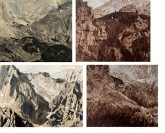 4 Mountain sketches by Agnieszka Staak-Janczarska