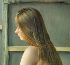 Time - Realistic oil painting, Nude, Young Polish artist