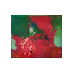 A flower - Contemporary, Figurative Colorful Oil Painting, Polish artist