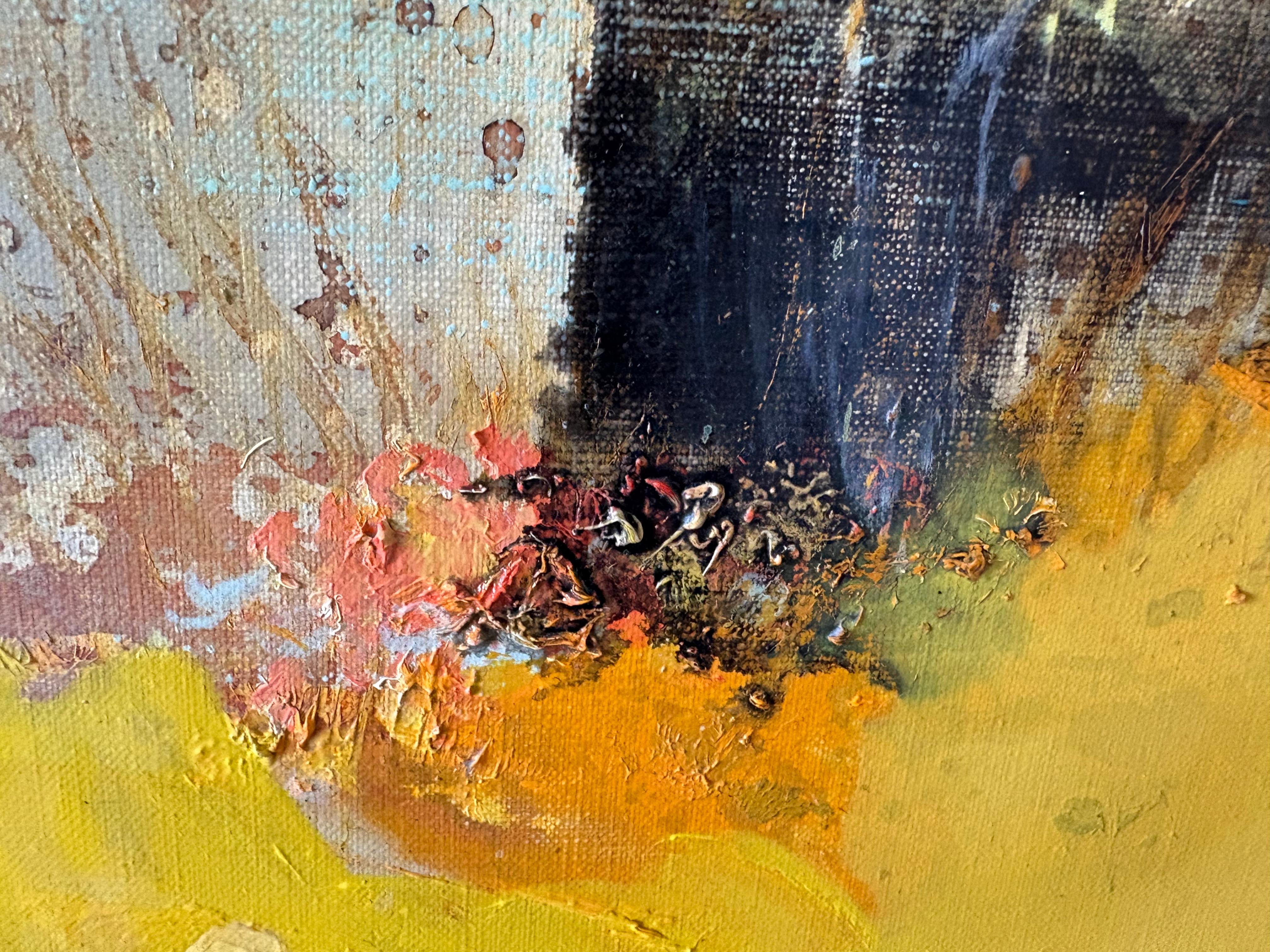 Das Flüstern in den Dünen -  Zeitgenössische ausdrucksstarke Landschafts-Ölmalerei im Angebot 2