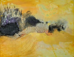 Sussurri nelle dune -  Pittura ad olio di un paesaggio espressivo contemporaneo