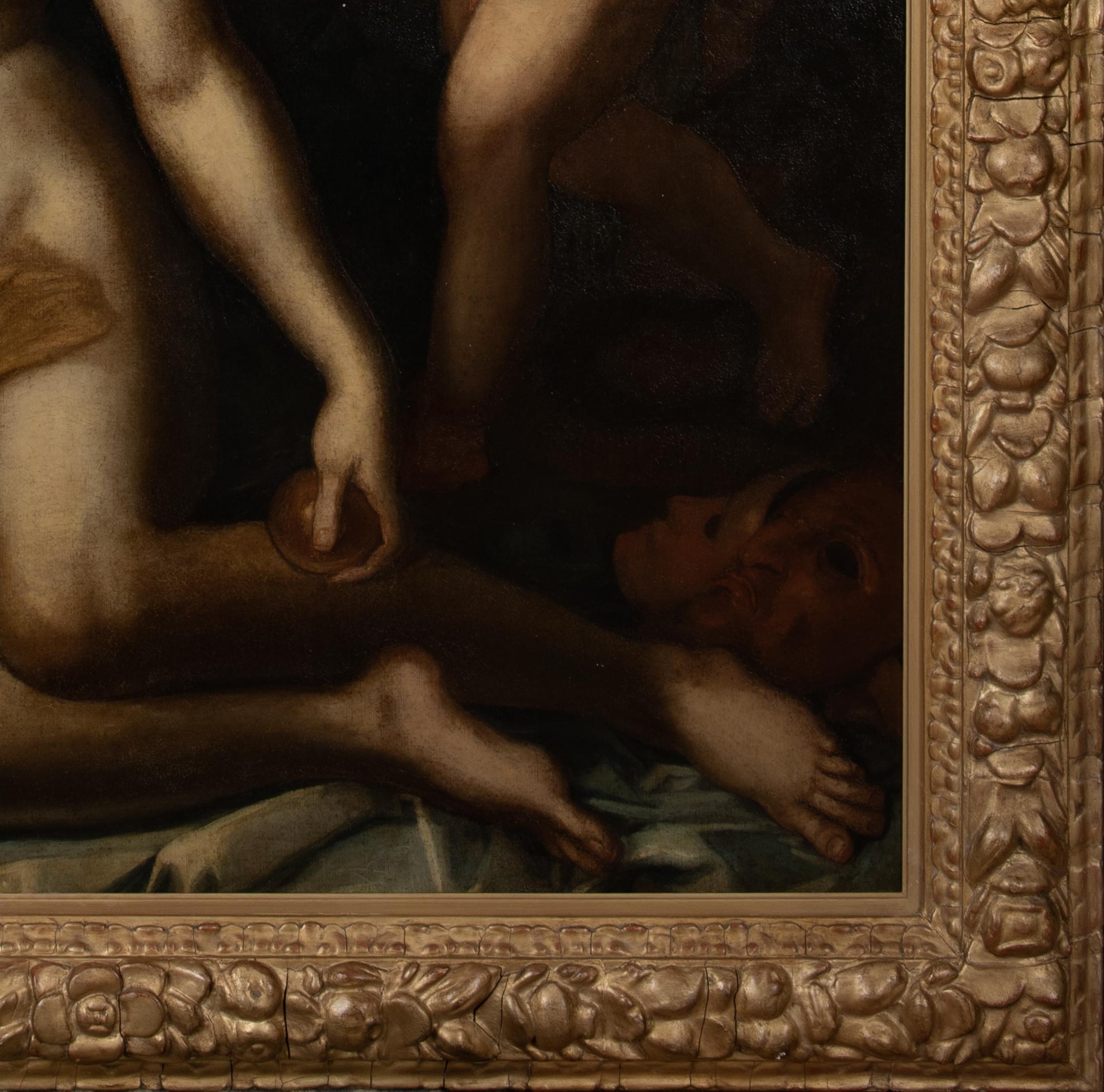 Venus & Cupid Naked - BRONZINO (1502-1572)  follower of BRONZINO (1502-1572) 1