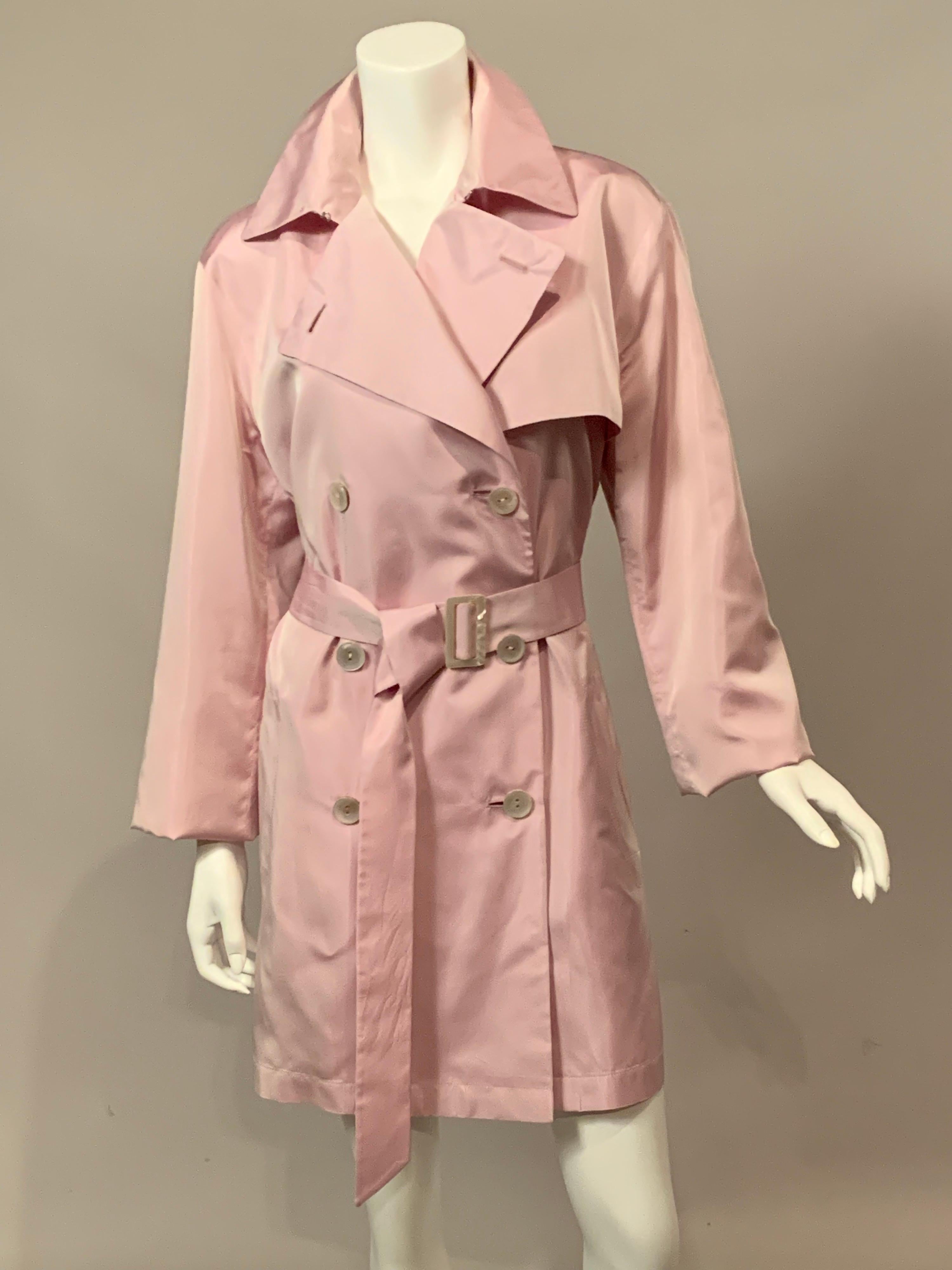 silk trench coat womens