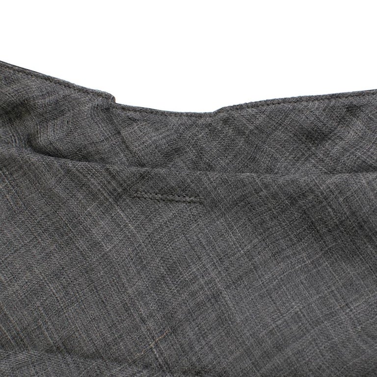 Agnona Leather and Cashmere Neck Tie/Bandana at 1stDibs