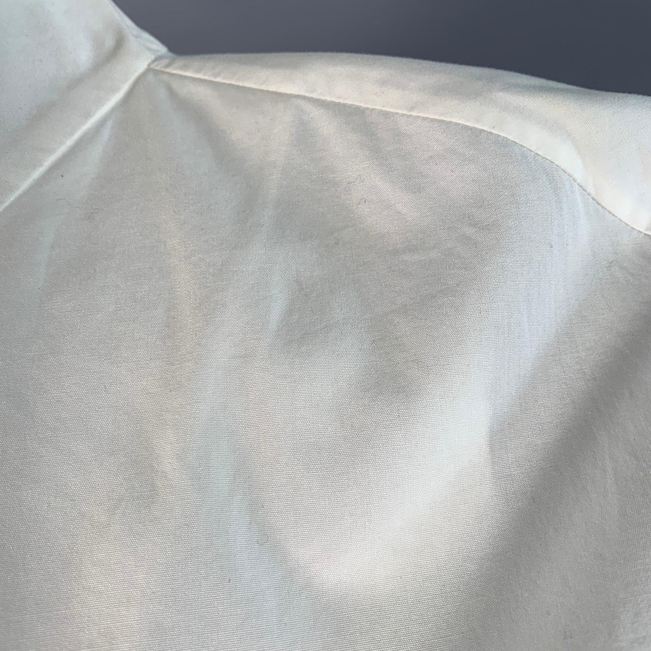 AGNONA Talla 14 Blanco Algodón Manga Corta Top Casual en Bueno estado para la venta en San Francisco, CA