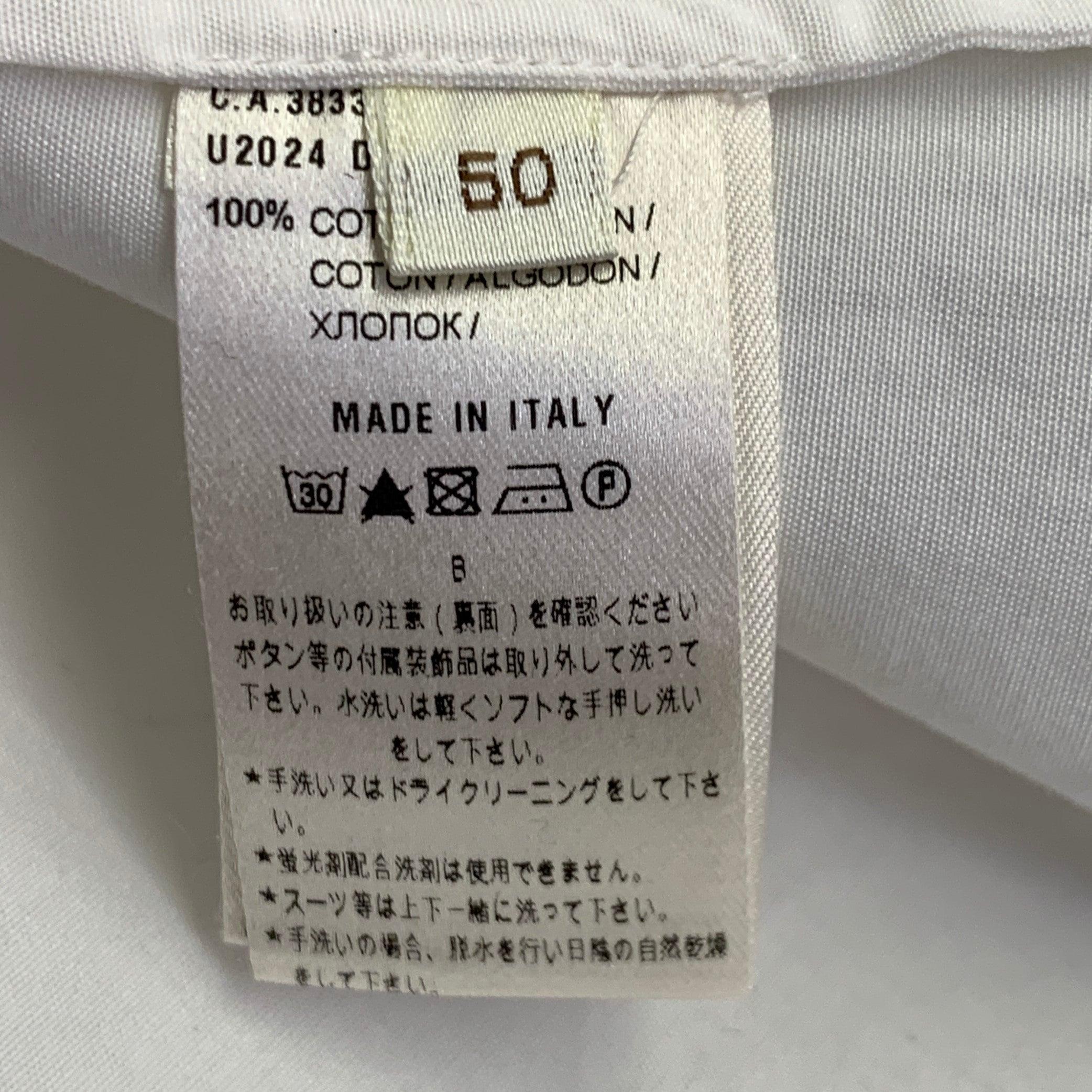 AGNONA Talla 14 Blanco Algodón Manga Corta Top Casual en venta 2