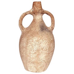 Agolla Freckles Terracotta Jar Made of Clay, Handcrafted by the Potter Aïcha