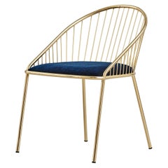 Chaise Agora en or de Pepe Albargues