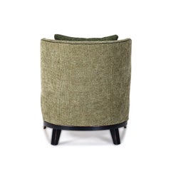 Agostina Green Fabric Armchair by Mantellassi 1926