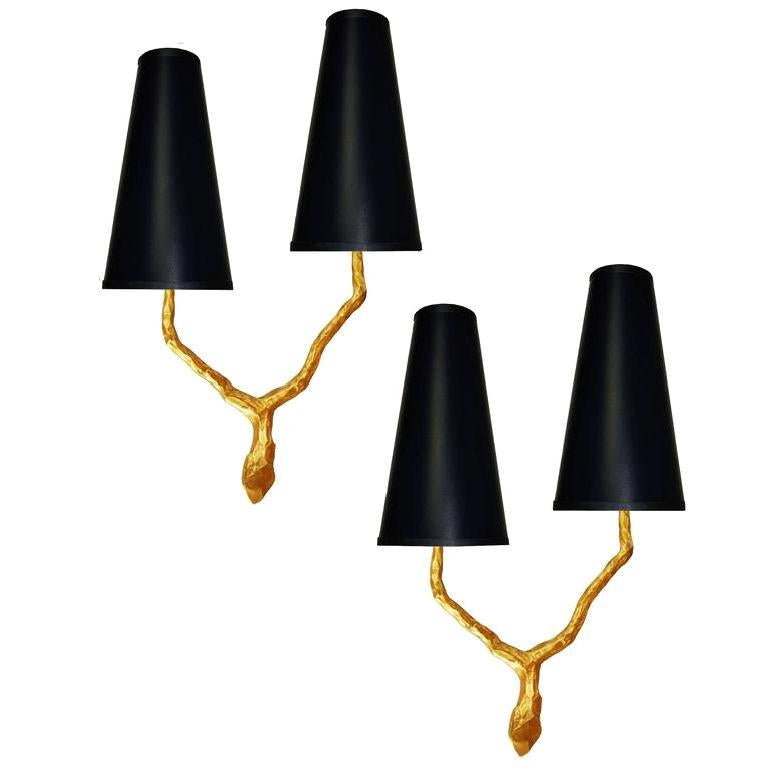 Agostini Style Pair of Sconces, 2 pairs available.