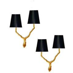Agostini Style Pair of Sconces, 2 pairs available.