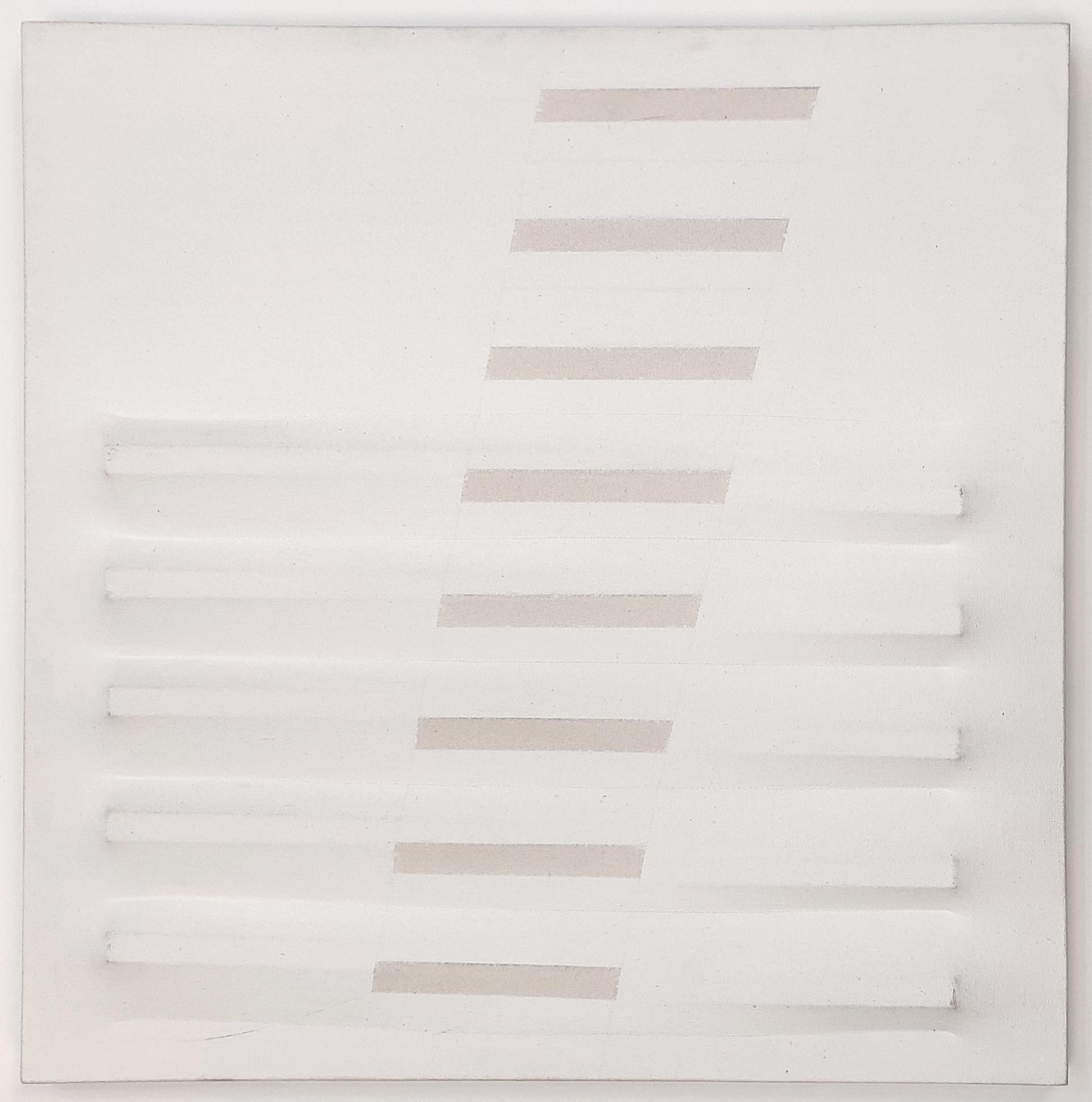 Agostino Bonalumi Abstract Painting - BIANCO