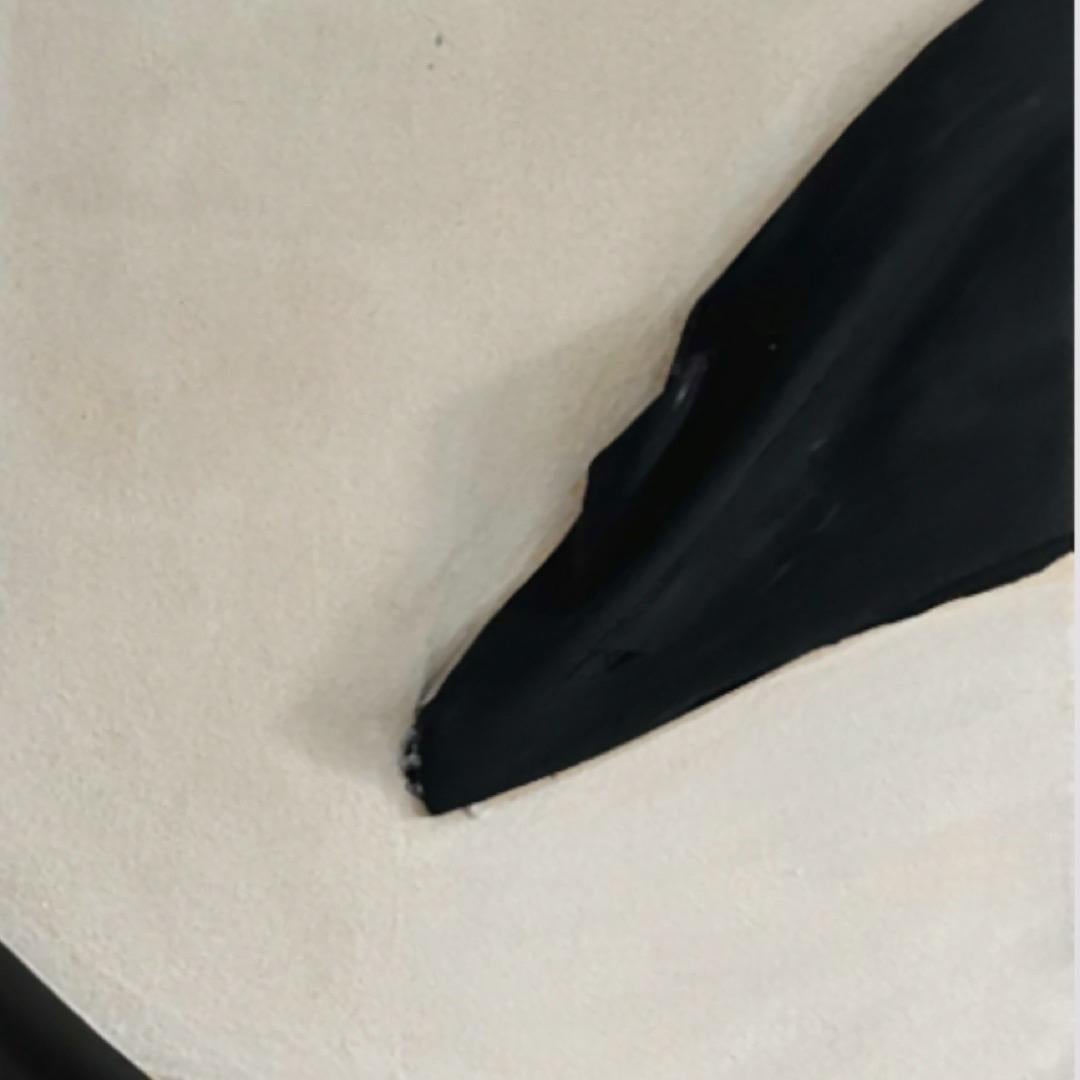 ABSTRACT Neue Kunstwerke mit schwarzen Linien von Alicia Gimeno, 2023 (Abstrakt), Painting, von AGR