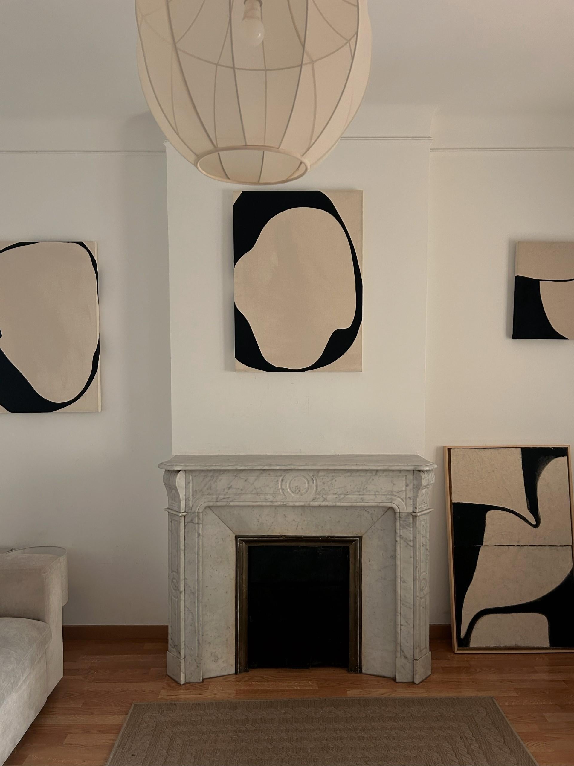 ABSTRACT Nuova opera d'arte Black Lines di Alicia Gimeno Artista 2023 2