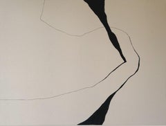 Nouvelle œuvre d'art Black Lines d'Alina Gimeno, artiste abstraite 2023