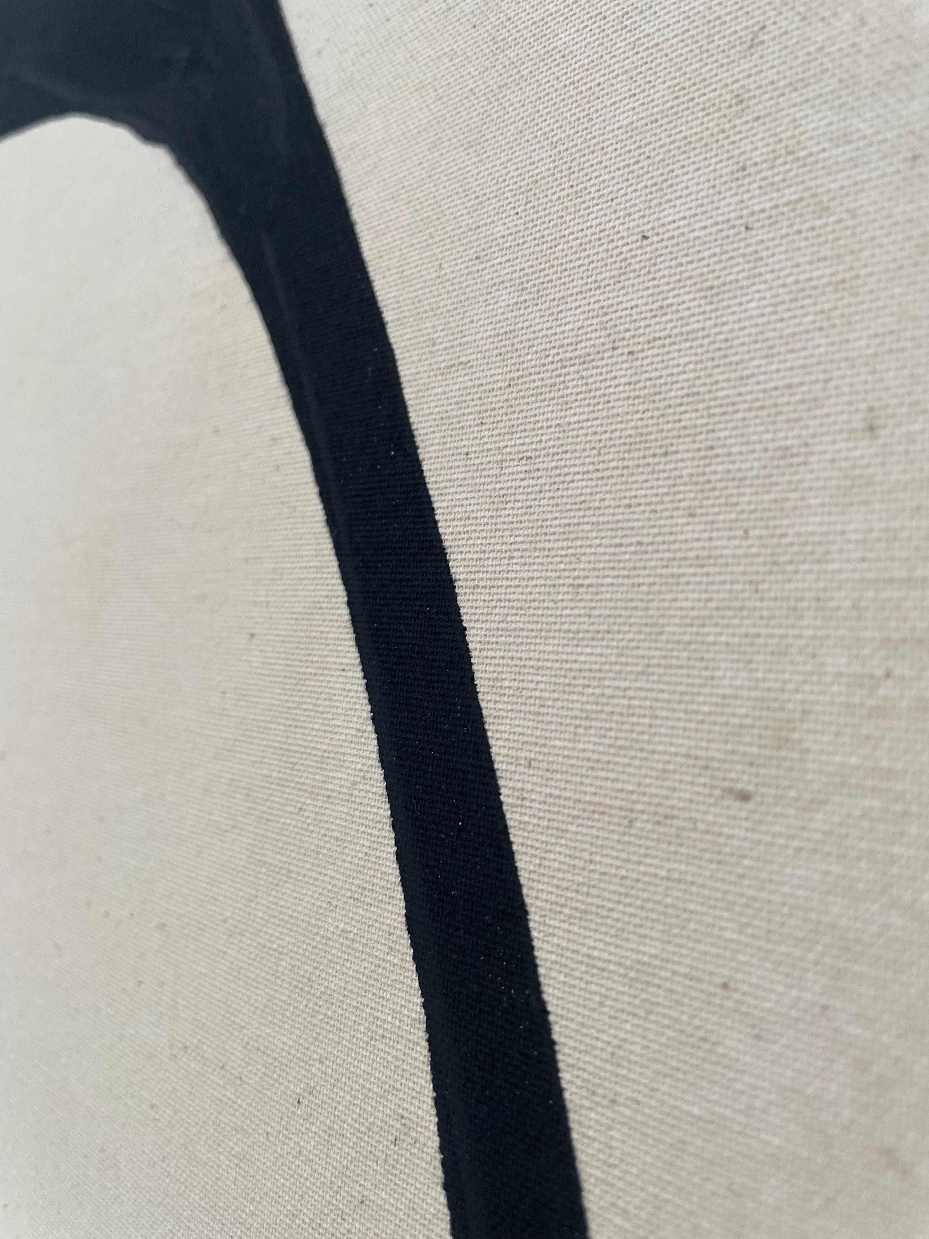 ABSTRACT Nuova opera d'arte Black Lines di Alicia Gimeno Artista 2023 - Painting Astratto di AGR