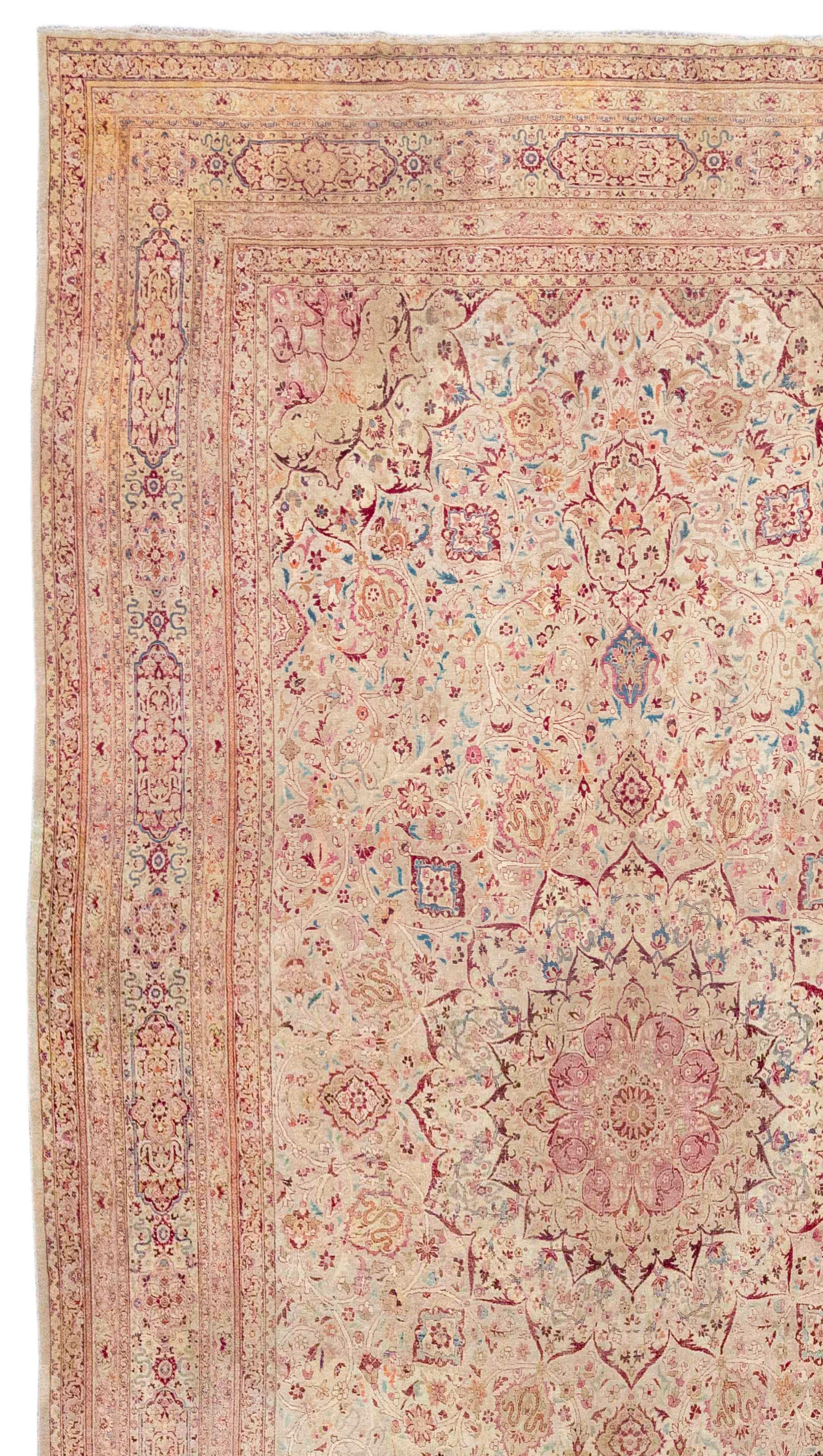 Indian Agra carpet. Measures: 13' 9
