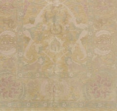 Hand-Knotted Agra Design Rug, Wool, Indian, 6'4" x 9'9"