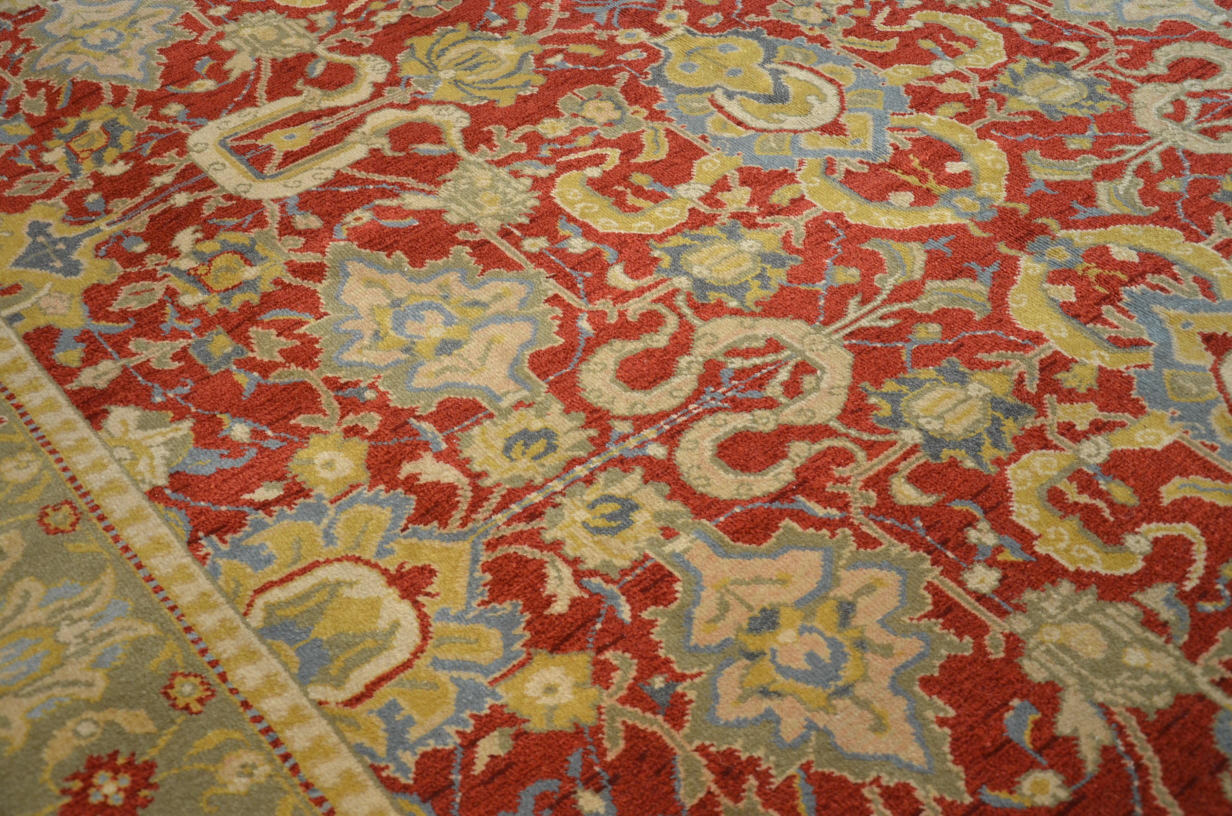 Agra Indien Teppich. 3,20 x 2,30 m im Zustand „Hervorragend“ im Angebot in MADRID, ES