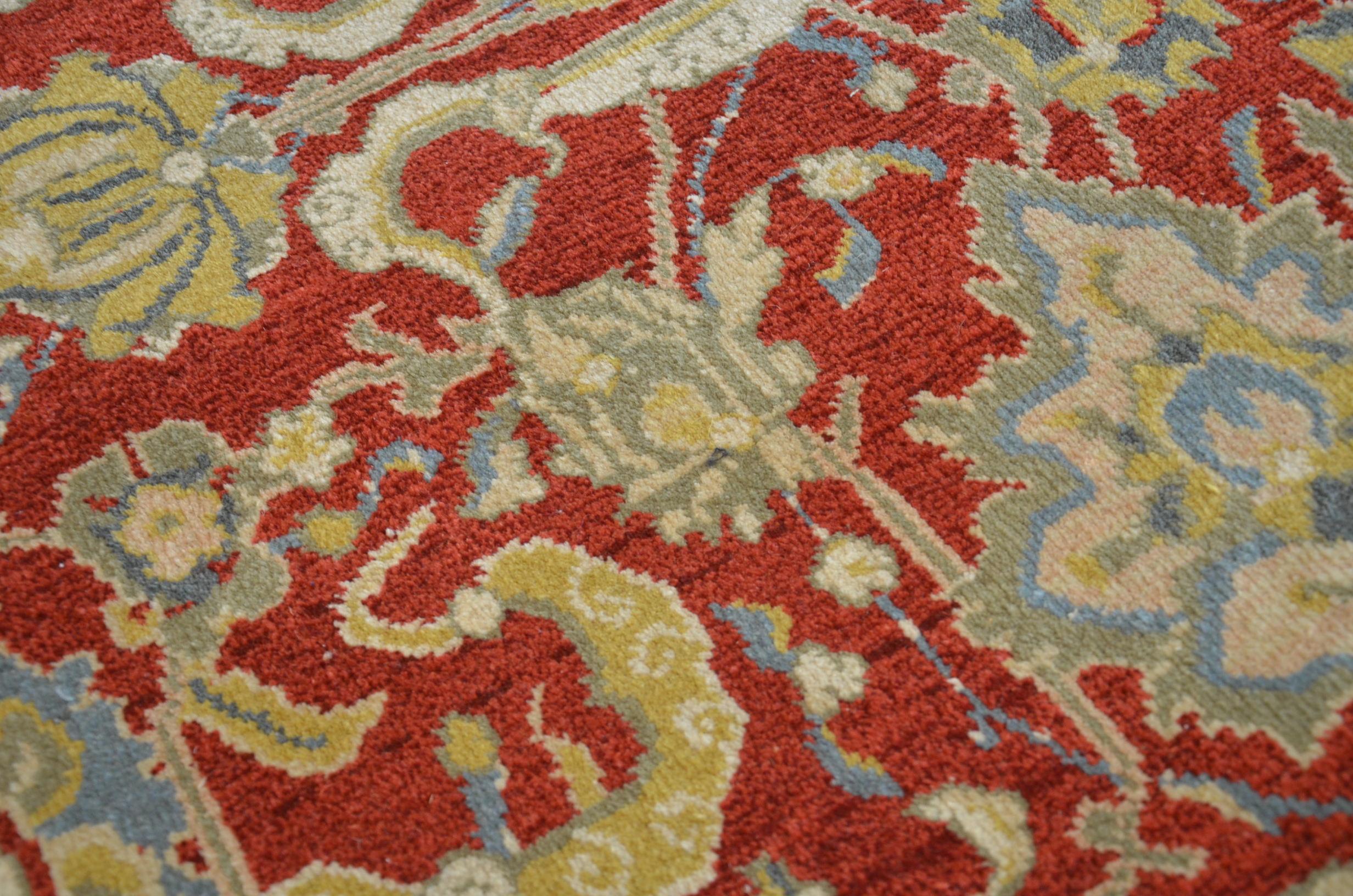 Agra Indien Teppich. 3,20 x 2,30 m (Wolle) im Angebot