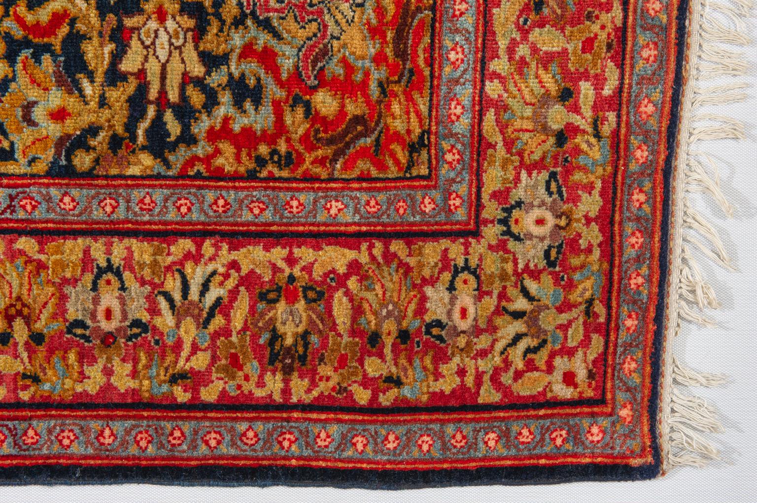 Indian Agra Little Carpet Extremely Fine For Sale