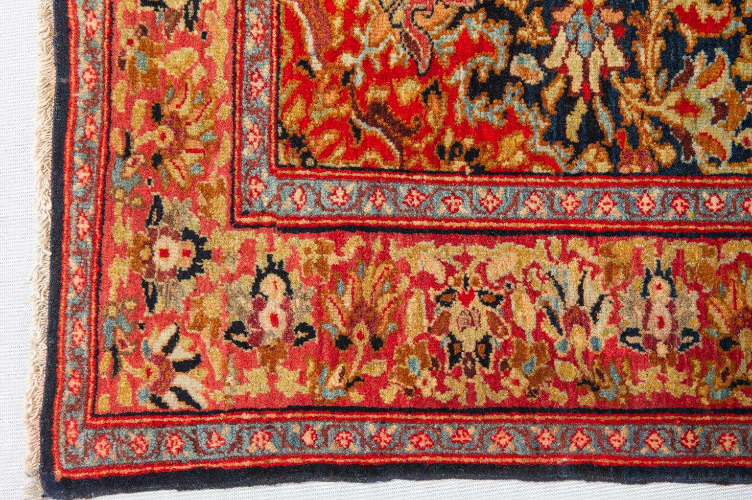 Hand-Knotted Agra Little Carpet Extremely Fine For Sale