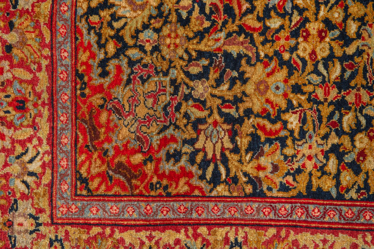 Wool Agra Little Carpet Extremely Fine For Sale