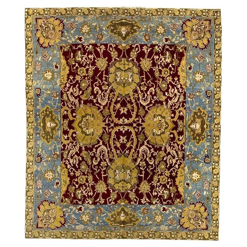 Agra Wool Rug. 3.00 x 2.55 m For Sale