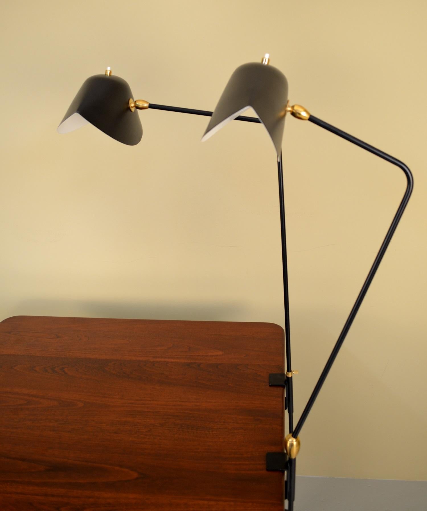 Mid-Century Modern Agrafee Desk Lamp by Serge Mouille