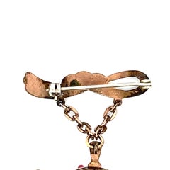 Agran & Son Solid Yellow Gold Vintage Swiss Watch Brooch