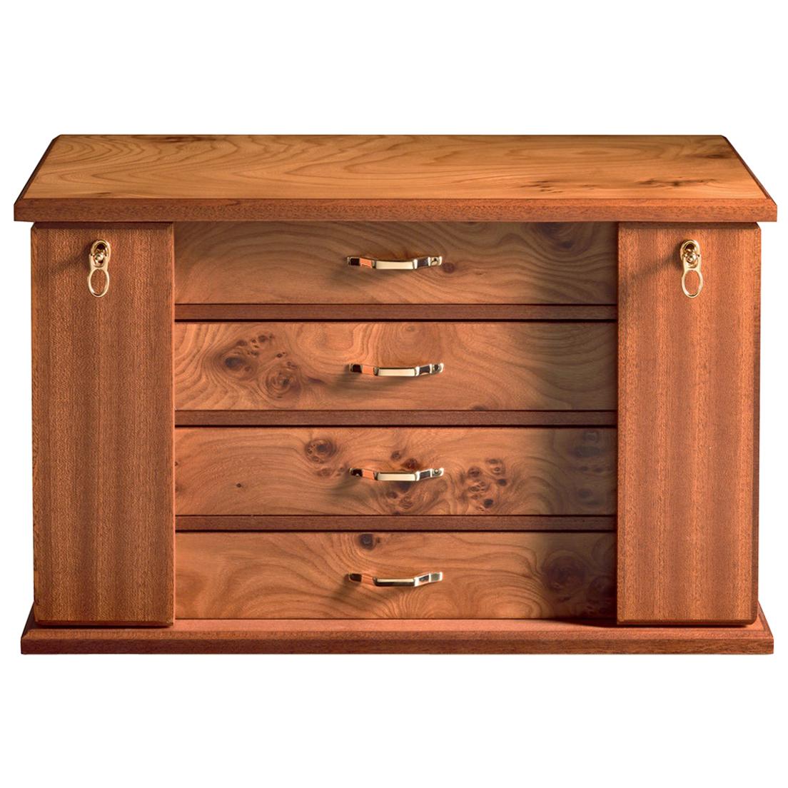 Agresti Ali Con Le Gioie Jewelry Chest with 4 Drawers For Sale