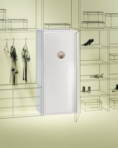 Arco Metalltresor in Weiß