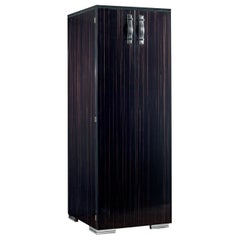 Agresti Bella Vita Humidor Armoire in Polished Ebony