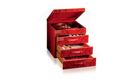 Multigame Set in Red Briar and Mahogany Casinò Passion
