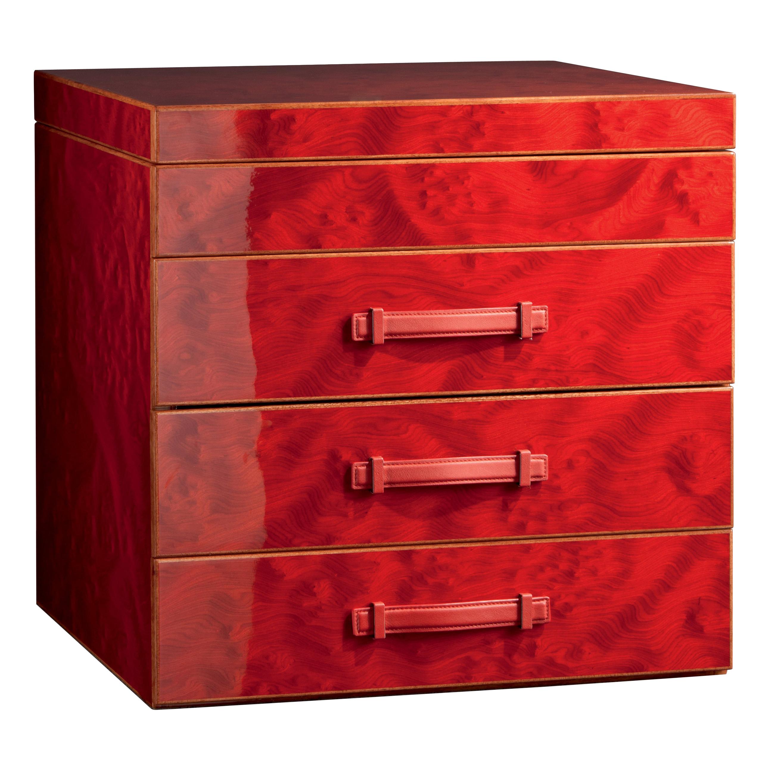 Multigame Set in Red Briar and Mahogany Casinò Passion by Agresti