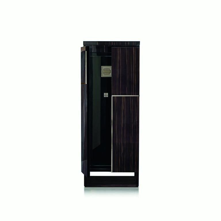 Contemporary Armored Jewelry Armoire Safe in White Maple Gioia Artico Agresti For Sale 1