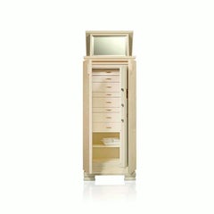 "Gioia Crema" Contemporary Armored Jewelry Armoire Safe