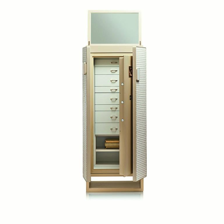 agresti italian jewelry armoire with safe