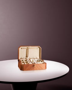 Il Bauletto-Schmuckkästchen aus Briar und Mahagoni