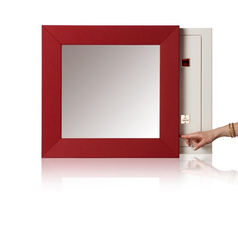 Agresti Mirror of Desires Jewel Wall Safe Chest For Sale at 1stDibs