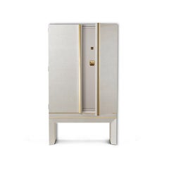 White Lei Lui Armoire in Birdseye Maple