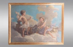 "Agriculture and Industry" Oil on canvas, Jose Denis Belgrano (1844