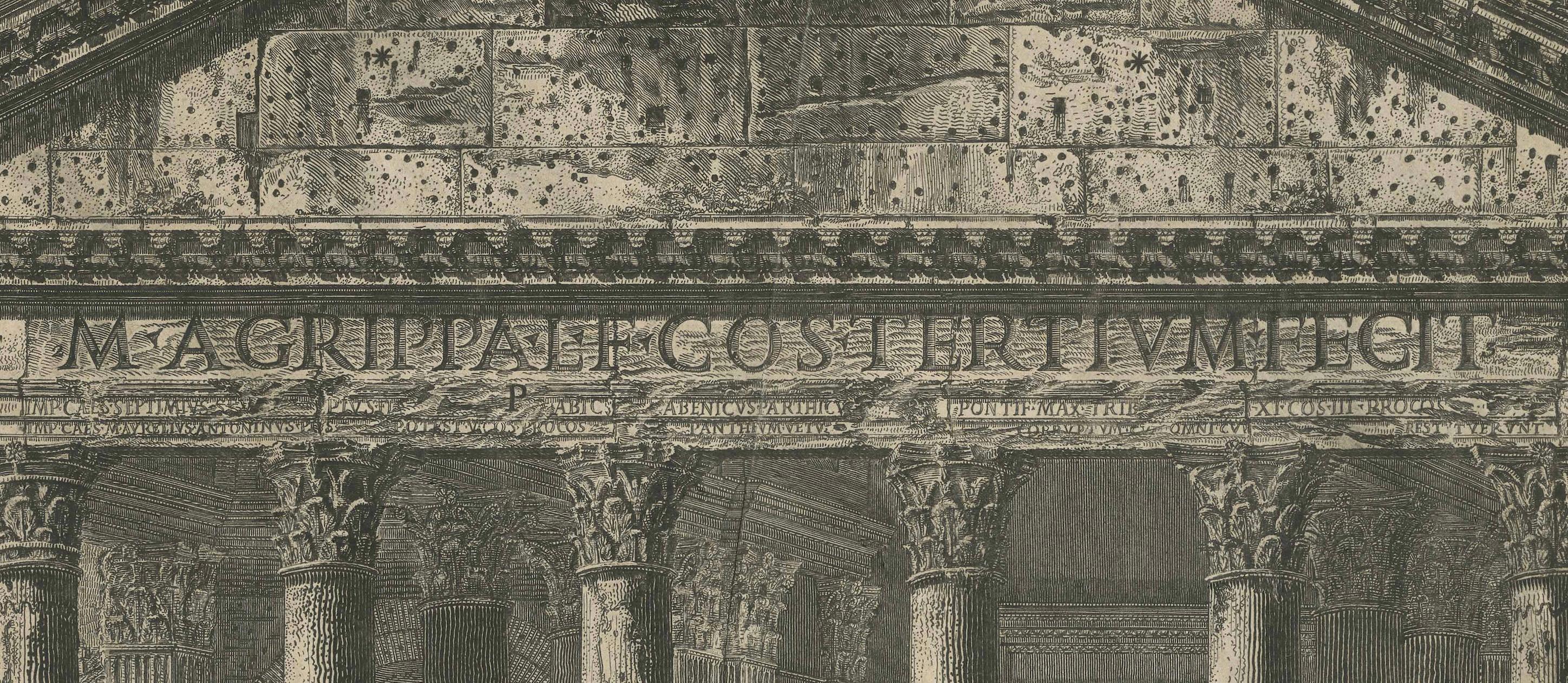 Agrippas Vermächtnis: Das Pantheon als St. Maria ad Martyres, 1761 im Angebot 1