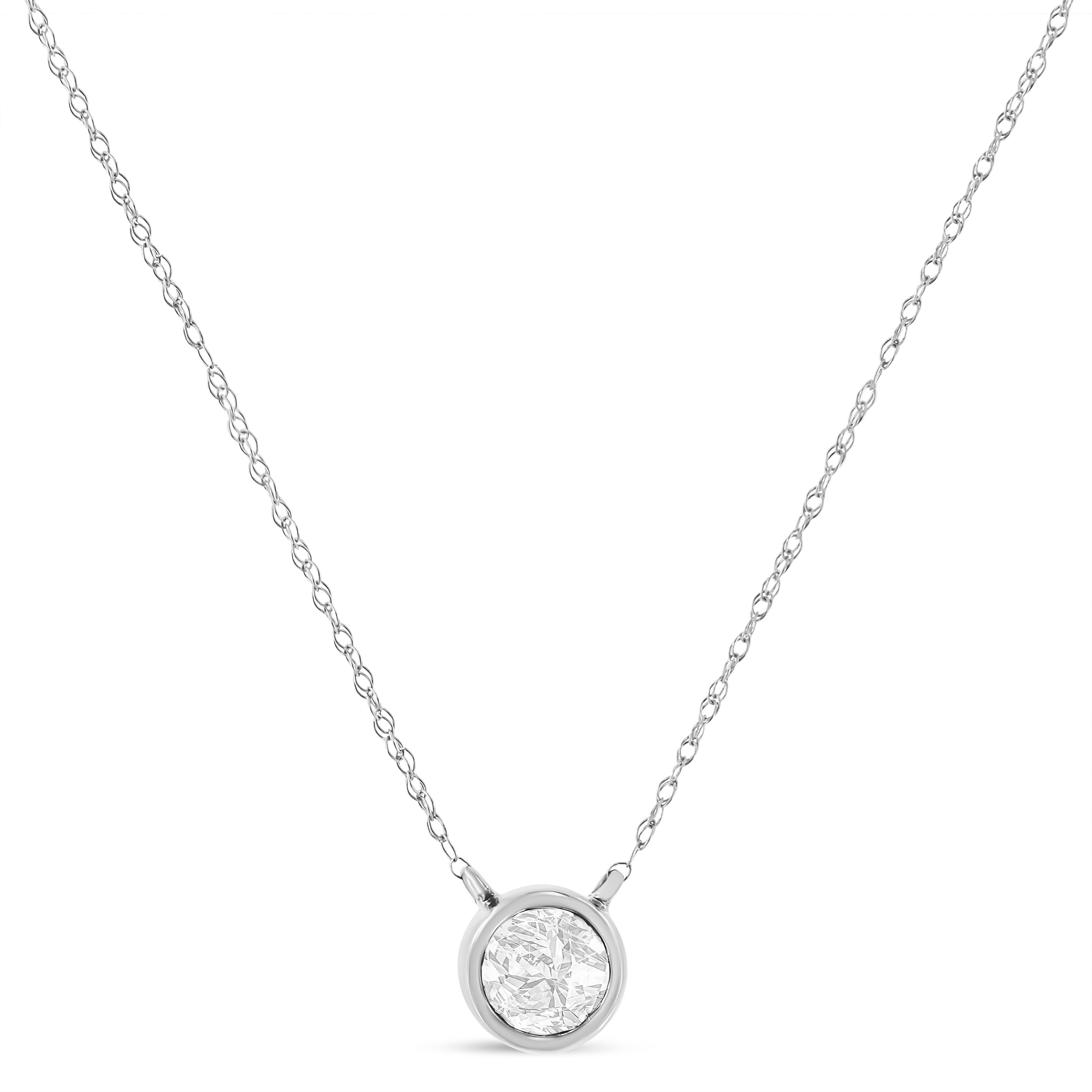 Some things shouldn't be reinvented, which is why we created the solitaire diamond necklace. This understated yet dazzling diamond-forward piece is the perfect way to highlight every big occasion, transition, and personal achievement in your life.