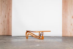 Agua Coffee Table by Giuseppe Scapinelli, Brazil, 1950 Original Condition