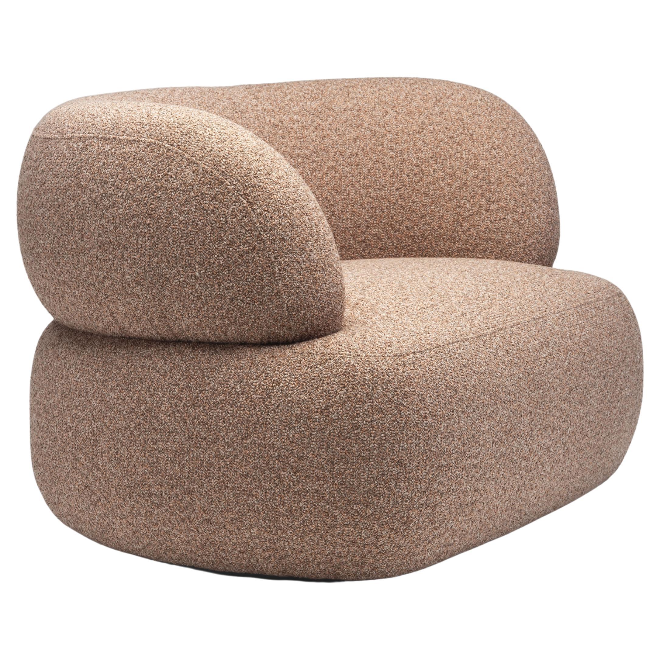 Agulha Loungechair - 2024,  Upholstered - by Zanini de Zanine
