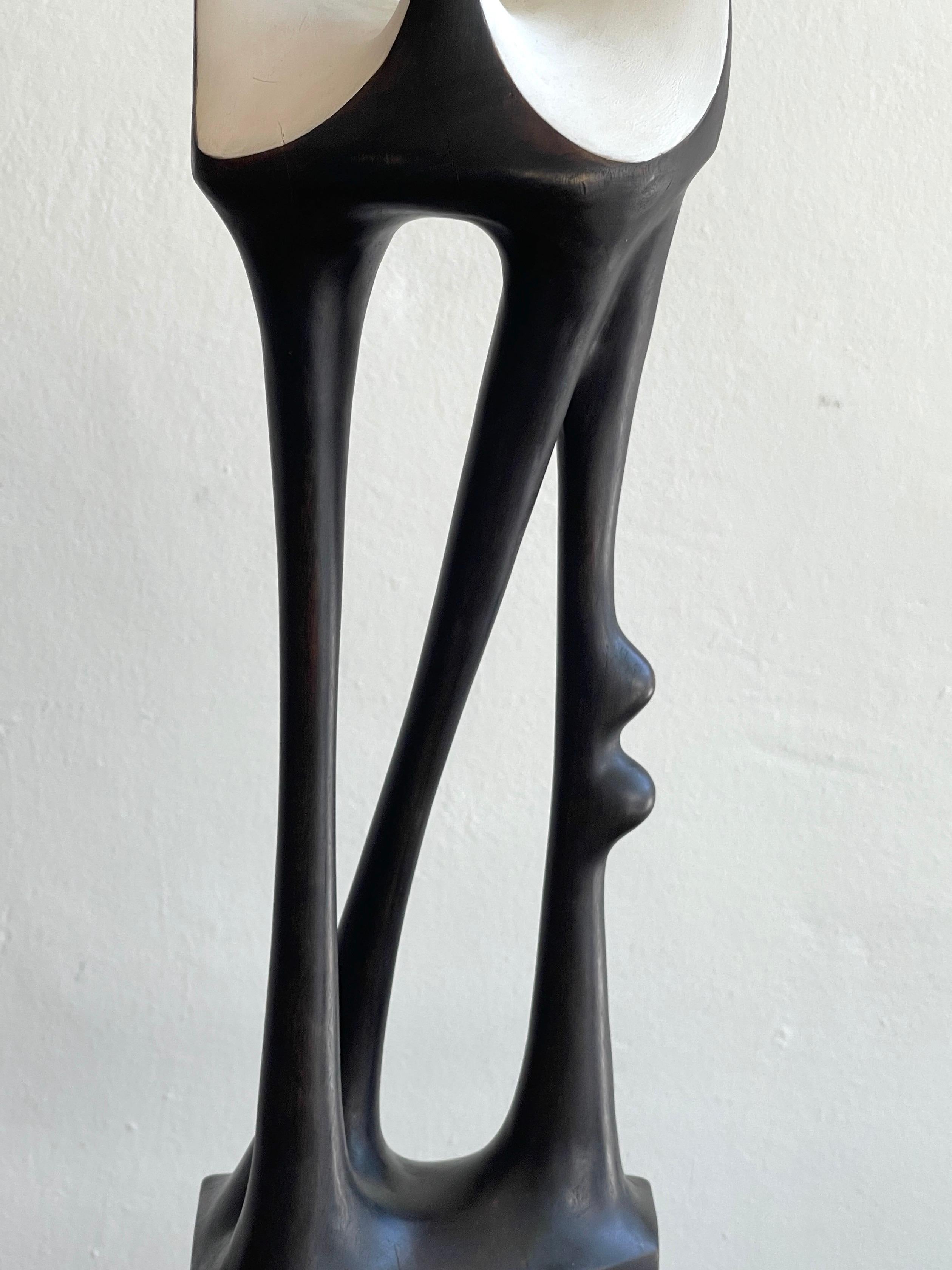 Agustín Cárdenas Abstract Polychromed Wood Sculpture 13