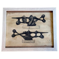 Agustín Cárdenas Drawing Study for Abstract Sculpture, Untitled I